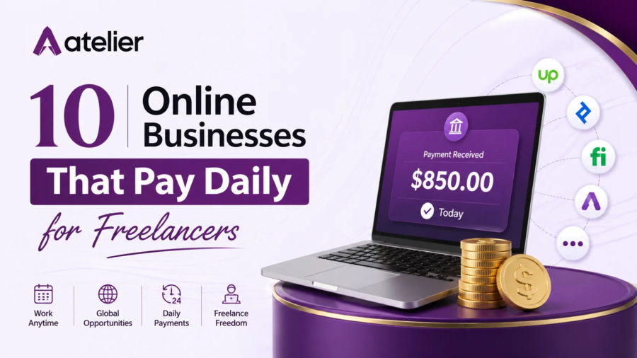 Online businesses that pay daily for freelancers