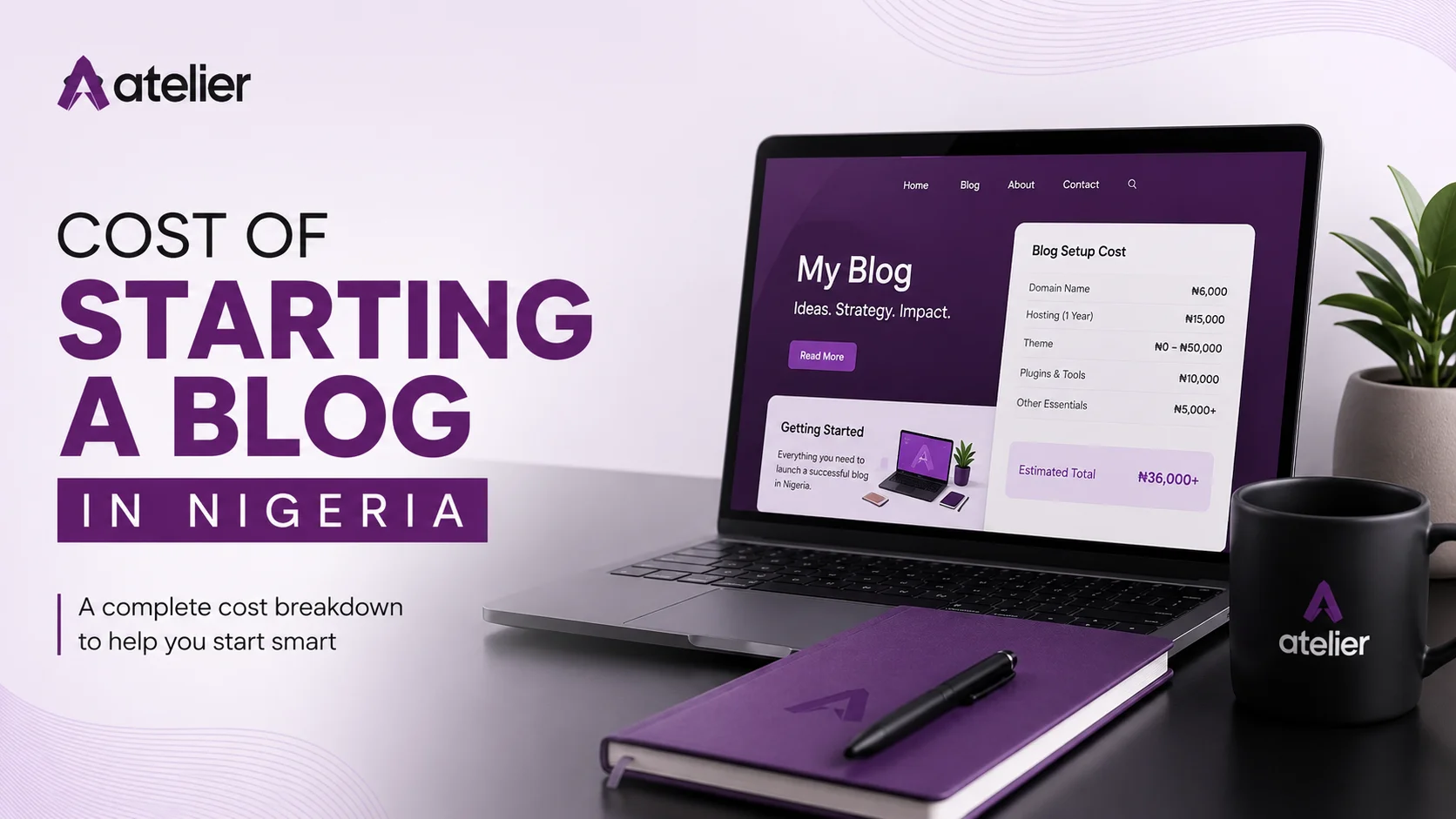 Cost of starting a blog in Nigeria featured image