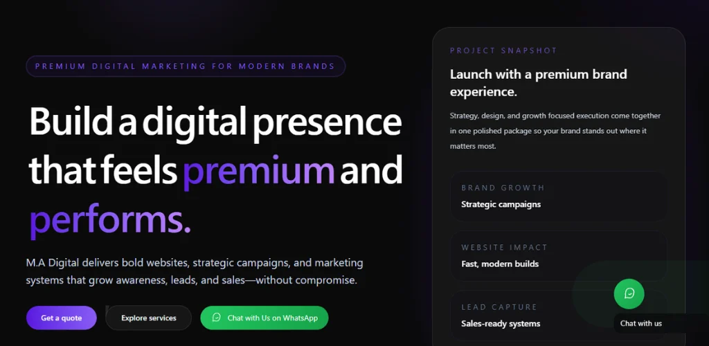 Best Website Design Companies in Nigeria 5 Ma Digitals agency, Lagos